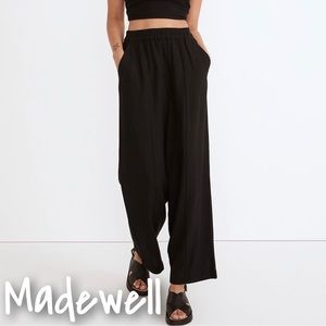 Madewell Breezewoven Pull-On High-Rise Straight Pants